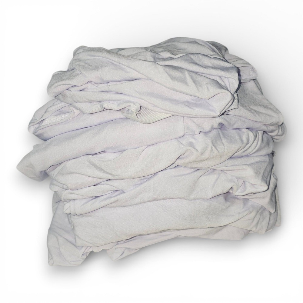 White Spandex Chair Covers Set of 10 Stretch Banquet Event Decor - Picture 2 of 6